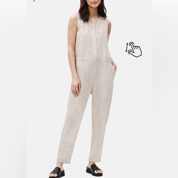 ISO Eileen Fisher Linen Jumpsuit size PP